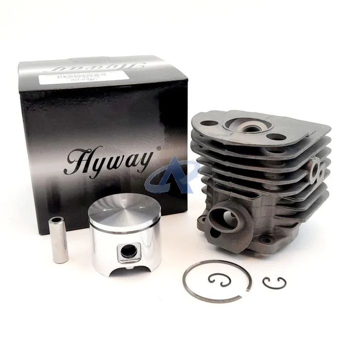 Cilindro Completo per HUSQVARNA 50, 51, 55 EU1, Rancher & EPA (46mm) - NIKASIL