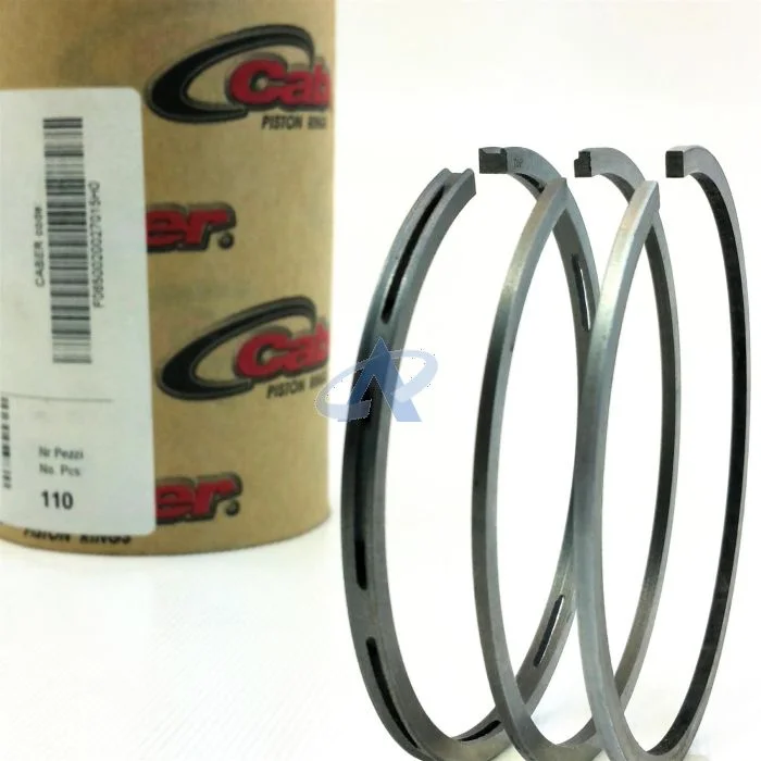 Serie Segmenti Pistone per METABO Mega 650/200D, Mega 700D, Mega 715D Compressori d'aria